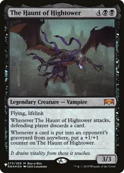 1x NM The Haunt of Hightower MTG The List SV - Image 1