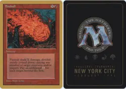Fireball - Mark Justice - 1996 ~ Moderately Played Pro Tour E MTG Magic Ultimate - Image 1