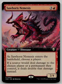 Sawhorn Nemesis (Extended Art) R Commander: Modern Horizons 3 60 NM - Image 1