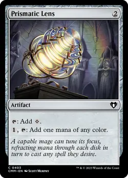 Magic the Gathering (mtg): CMM: Prismatic Lens - Foil - Image 1