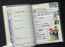 1998 Japanese Pokemon Stamp Rally JR West promo Book & Medal Pikachu Mewtwo Rare - Image 5