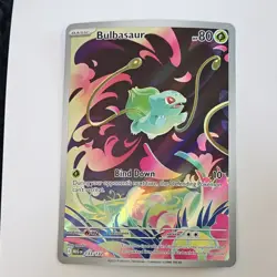 The Pokemon Company Bulbasaur 133/132 Me01: Mega Evolution Illustration Rare Ho… - Image 1