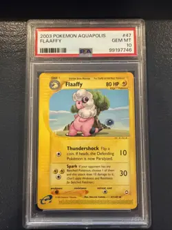 2003 Pokemon Aquapolis Flaaffy #47/147 PSA 10 - Image 1