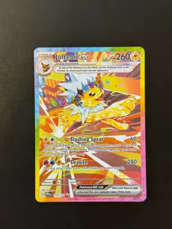 Jolteon ex 153/131 Special Illustration Rare Prismatic Evolutions Pokemon TCG NM - Image 1