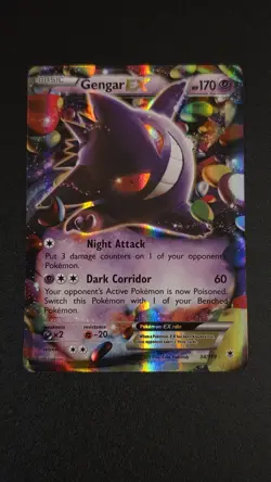 Pokemon Gengar EX 34/119 XY Phantom Forces Holo 2014 Near Mint NM - Image 2