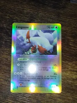 Pokemon Zangoose 14/100 EX Sandstorm Reverse Holo Rare - Image 2