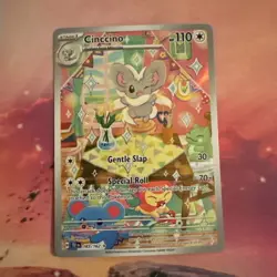 Pokemon TCG Cinccino 183/162 Illustration Rare Holo NM/M - Temporal Forces - Image 1