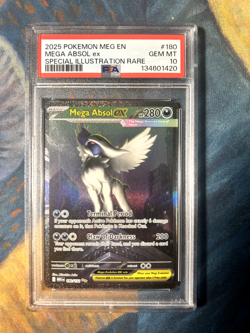 Pokemon TCG - Mega Absol ex 180/132 Mega Evolutions PSA 10 - Image 1