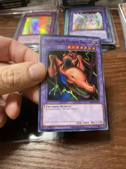 Yu-Gi-Oh! TCG Twin-Headed Thunder Dragon Metal Raiders MRD-EN120 Unlimited Super - Image 5