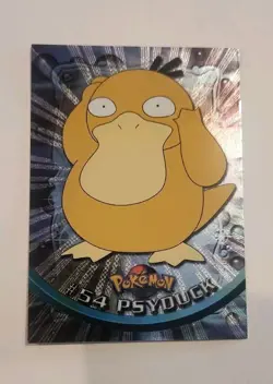 Psyduck #54 - Holo Foil - 1st Print - 1999 Topps Pokemon Card - Image 1