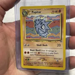 PUPITAR 2001 POKEMON NEO DISCOVERY CARD 45/75 UNCOMMON POKEMON NINTENDO TCG NM - Image 2