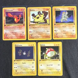 5 Card 1st Edition Pokemon Team Rocket Card Lot. 1999-2000 English (Description - Image 1