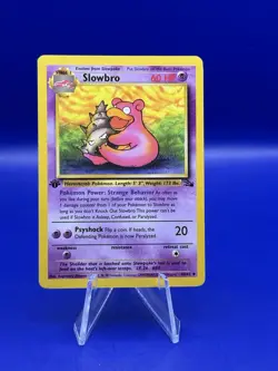 SLOWBRO - 43/62 - 1st Edition Fossil - Uncommon - Pokemon Card - NM/MINT - Image 1