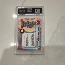 Pokemon Machoke 2000 Topps Chrome #67 PSA 9 Mint Graded Card - Image 2