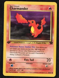 Pokemon Charmander 50/82 Team Rocket 1st Edition NM Card - Image 1