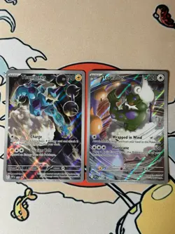 Pokemon Thundurus 209 Black Bolt & Tornadus 210 White Flare English Promo Cards - Image 1
