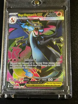 Pokemon Mega Charizard X EX Holo Mega Evolution TCG Card 109/094 - Image 1