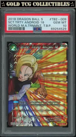 PSA 10 ⭐ Android 18 World Martial Arts Tournament Promo Card Super DBS DBZ Z - Image 1