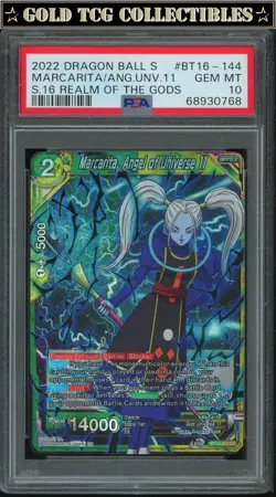 PSA 10 ⭐ Marcarita SR Realm of the Gods Super Card DBS DBZ Z Heroes - Image 1
