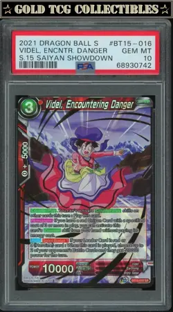 PSA 10 ⭐ Videl SR Saiyan Showdown Card DBS DBZ Z Heroes - Image 1