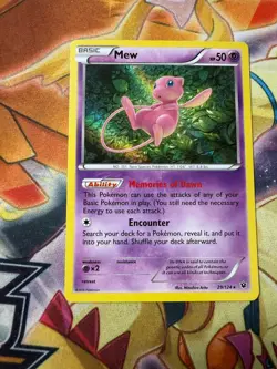 Mew 29/124 Holo XY - Fates Collide - Pokemon Card - NM - Image 1