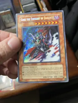 Yu-Gi-Oh! TCG Gorz The Emissary of Darkness DLG1-EN000 Secret Rare Card - Image 2