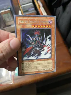 Yu-Gi-Oh! TCG Gorz The Emissary of Darkness DLG1-EN000 Secret Rare Card - Image 3