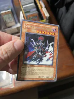 Yu-Gi-Oh! TCG Gorz The Emissary of Darkness DLG1-EN000 Secret Rare Card - Image 4