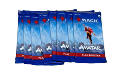 Lot of 8 Avatar Magic the Gathering SEALED Play Booster Packs - Image 1