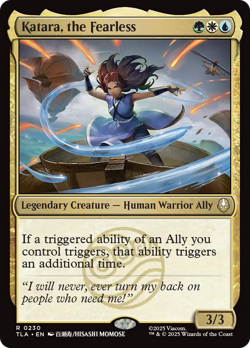 Katara, the Fearless (FOIL) x1 - MTG Avatar: The Last Airbender TLA #230 - Image 1