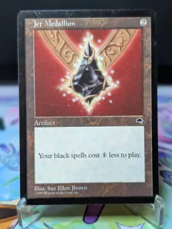 MTG Tempest- Jet Medallion Regular LP - Image 1