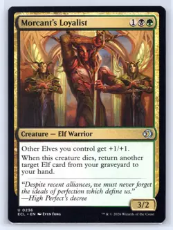 MTG NM Normal Morcant's Loyalist 236 U Lorwyn Eclipsed - Image 1