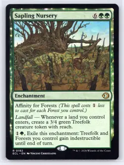 MTG NM Normal Sapling Nursery 192 R Lorwyn Eclipsed - Image 1