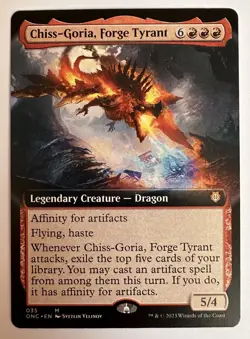 Mtg Chiss-Goria, Forge Tyrant - Extended - Phyrexia Commander - Near Mint+ - Image 1