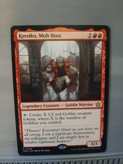 Krenko, Mob Boss #204 (NM) Foundations FDN Magic MTG - Image 1