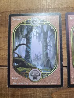 Forest + Swamp (88/94) Unglued - Magic The Gathering Lightly Played English MTG - Image 3