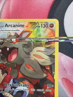 Pokemon TCG Hisuian Arcanine TG08/TG30 Lost Origins Trainer Gallery Holo NM - Image 3