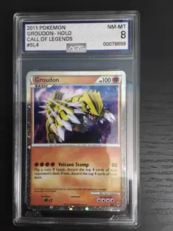 Pokemon Groudon Shiny #SL4 Call of Legends AGS 8 - Image 1