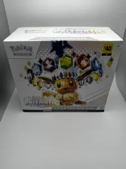 Pokemon TCG Prismatic Evolutions Elite Trainer Box ETB Brand New Factory Sealed! - Image 1