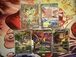 Meowth EX 114/080 & 4 Other Munikis Nihil Zero Pokemon Japanese NM - Image 1