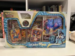 Pokemon TCG Lucario VSTAR Premium Collection Box Factory Sealed - Image 1
