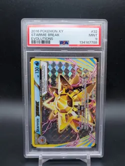 2016 Starmie Break 32/108 Evolutions PSA 9 Pokemon TCG - Image 1
