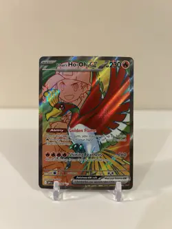Pokemon SV10: Destined Rivals Ethan’s Ho-oh Ex 209/182 Ultra Rare English NM - Image 1