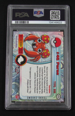 2000 Topps Chrome Pokemon T.V. #46 TEKNO PARAS PSA 6 EX-MT - Image 2