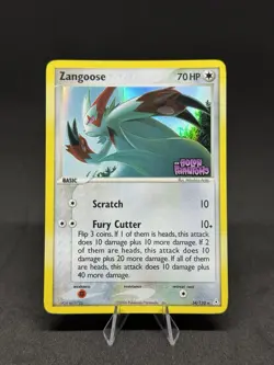 Zangoose 34/110 Reverse Holo Stamped Pokemon EX Holon Phantoms TCG - Image 1