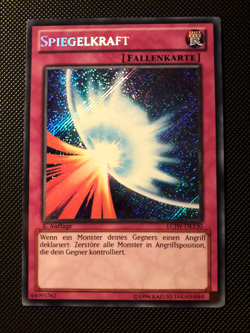 Yu-Gi-Oh! Spiegelkraft, LCJW-DE130, Secret Rare, 1. Auflage, Deutsch, Excellent - Image 1