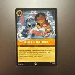 Disney Lorcana TCG Ohana Means Family 32/204 Winterspell - Image 1