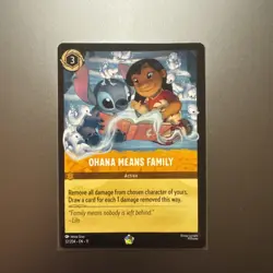 Disney Lorcana TCG Ohana Means Family 32/204 Winterspell - Image 3