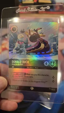 Disney Lorcana Donald Duck - Along for the Ride Epic 220/204 Winterspell - Image 2