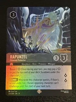 Disney Lorcana Winterspell Rapunzel - Ethereal Protector 222/204 NM Epic - Image 1